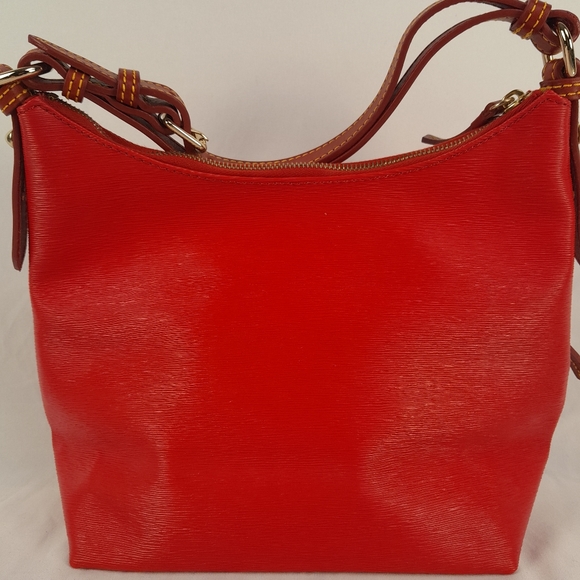 Dooney & Bourke Handbag Vintage Saffiano Small Pocket Sac - RED- NWT - Picture 4 of 9